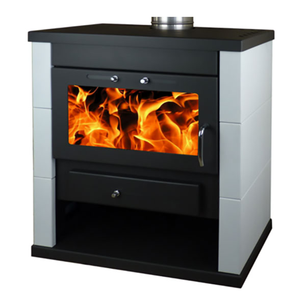 Modena Lux White Fireplace